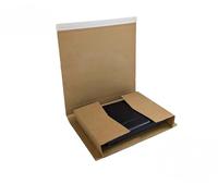 Packaging Now Book Wraps, C4++/C5, 415mm x 355mm x 100mm, Pack of 100, Peel&Seal Durable Corrugated Cardboard Mailers
