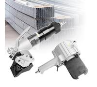 Packaging Pneumatic Metal Steel Strapping Banding Tool Machine for 0.75"/1"/1.25" Steel Strap Integrates Functions of Pneumatic Tensioner & Pneumatic Crimper Sealer 19mm