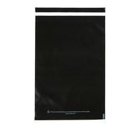 Packaging Products Online Black Postage Mailing Bags - Strong Self Seal Recyclable Poly Mailers (50, 162mm x 230mm (6" x 9"))