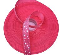 Packaging Ribbon 3pc 5yards 15-38mm Grosgrain Satin Ribbons Printed Star for Wedding Party Decorations DIY Bow Craft Supplies(Color12,20mm(5 Yards))