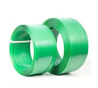 Packaging Strapping Tape Rolls, Heavy-duty Packaging Strapping Tape Rolls, Green Polyester (PET) Industrial-grade Strapping Tape, Suitable For Strapping And Packaging Applications(1300m)