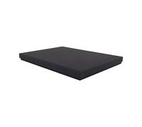 Packaging World A5 Eco-friendly Luxury Rigid Presentation Gift Box, 238 x 173 x 20mm, Black | Shallow Gift Box Suitable For Clothes, Books, Stationery & More | 2-Piece Design, Recyclable, Kraft Paper
