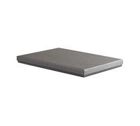 Packaging World A5 Eco-friendly Luxury Rigid Presentation Gift Box, 238 x 173 x 20mm, Grey | Shallow Gift Box Suitable For Clothes, Books, Stationery & More | 2-Piece Design, Recyclable, Kraft Paper