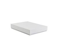 Packaging World A5 Luxury Rigid Presentation Stationery Gift Box 35mm (White)