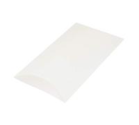 Packaging World Eco-friendly Kraft Pillow Box (105x83x20mm) White