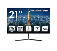 Packard Bell 21 Inch Monitor FHD 1920 x 1080 Computer Monitor, 75 Hertz, 5 Milliseconds, Ultrawide Monitor, VESA Mount, Tilt Adjustment, VGA and HDMI Monitor, Basic Monitor and Gaming Monitor