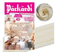PACKARDI Cheesecloth Pack of 4 Muslin Cloths for Cooking 50x50 cm, Grade 90+ Reusable and Washable Cheese Cloths for Straining, 100% Unbleached Pure Cotton Lint Free Cheese Cloth