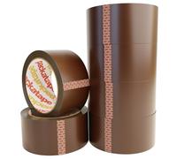 Packatape - 6 Rolls Per Pack 48MM x 66M Brown Packaging Tape for Parcels and Boxes. This 6 rolls pack of Heavy Duty Brown Packing Tape Provides a Strong, Secure and Sticky Seal for your Boxes