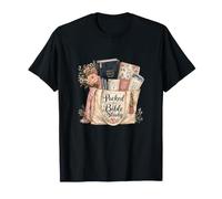Packed for Bible Study Christian Floral Faith Design T-Shirt