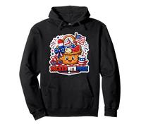 Packed With Pride Kawaii 4th of July Picnic Pullover Hoodie