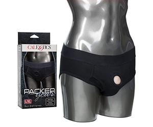Packer Gear Black Brief Harness - L/XL