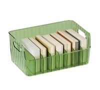 Packet Pantry Organizer, Clear Storage Box, Versatile Snack Holder Kitchen Storage Containers Organizer for Kitchen Bedroom Bathroom Desk Table Office Dorm Book Food Home Organization Easy Access