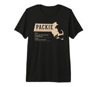 Packie Massachusetts Dictionary Boston Slang Local Humor Premium T-Shirt