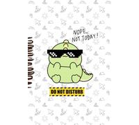 Packing Checklist For Men - Cool Dinosaur "Do not disturb": List of Things to Pack for All Types of Trips - 6x9 Inches