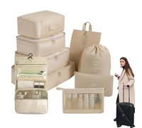 Packing Cubes for Travel | Luggage Packing Organizers,Luggage Organizers, Luggage Cubes for Sorting and Organizing Travel Luggage Items