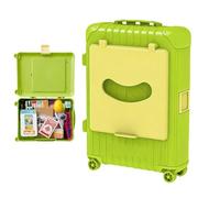 Packing Game Kids Set, Mini Suitcase Portable Educational Toy Kit, Memory Matching Cognitive Game System, Small Size For Play Use, Preschool Home Travel Setup, Boys Girls Learning Fun