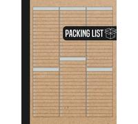 packing list: travelers planning notepad gift for plane trips weekly Holiday Vacation cruise shipping