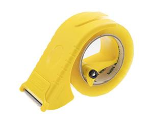 Packing Tape Gun Dispenser,PROSUN 2 Inch Width-Adjustable Box Sealer, Lightweight Ergonomic Industrial Heavy Duty Tape Cutter for Carton, Packaging and Box Sealing, Yellow