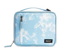 PackIt Freezable Classic Lunch Box Blue Sky Built with EcoFreeze Technology Collapsible Reusable Zip Closure With Zip Front
