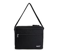 PackIt Freezable Essential Cooler, Black, Built with ECOFREEZE Technology, Fully Freezable, Collapsible, Reusable, with Removable Crossbody Strap, Top Clip Handle, Designed for Fresh Office