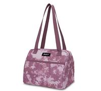 PackIt Freezable Hampton Lunch Bag, Mulberry Tie Dye, Built with EcoFreeze Technology, Collapsible, Reusable, Zip Closure with Front Pocket and Shoulder Straps, Perfect for Tweens and Adults