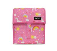 PackIt Freezable Lunch Bag Cooler with Zip Closure, Unicorn Dream Pink
