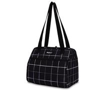 PackIt Hampton Grid Lunch Cooler Bag - Freezable Picnic Cool Bag fold Flat and Freeze