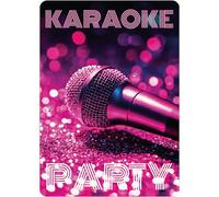 PACKLIST Birthday and Party Invitation Cards - 12 Customizable Cards for Your KARAOKE Party! With these invitations, every celebration will be a success. Let’s KARAOKE!
