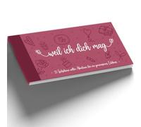 PACKLIST® Gift & Vouchers for Couples in GERMAN: Original Book with 22 Romantic Adventures + 6 Individual Vouchers to Fill In. Unforgettable Experience for Couples!