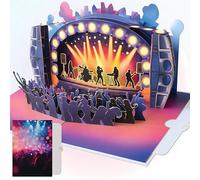 PACKLIST Pop Up Card Concert & Live Music - 3D Music Experience Gift for Music Lovers - Original Voucher Card for Birthday, Christmas & Anniversary - Your Ticket to an Unforgettable Sound!