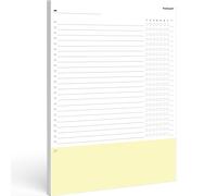 PACKLIST® Weekly A4 Habit Tracker - Habit Tracker to Maximize Productivity and Well-being. Develop Positive Habits, Achieve Your Goals. Personalize Your Daily Progress!