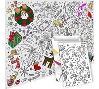 PACKLIST® XXL Colouring Poster Christmas! Giant Creative Activity Kids | Hours of Artistic & Festive Fun | Perfect for Art & Creativity for Everyone!