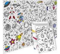 PACKLIST® XXL Space Colouring Poster UK | Giant Creative Activity for Kids | Planets, Galaxies, Rockets | Hours of Fun & Education | Perfect Children's Gift.