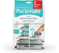 Packmate Medium Roll Vacuum Storage Bags (Pack of 2) C40422-GRE