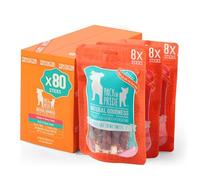 PACK'N PRIDE Dog Treats, 10 Pack*90g (900g) Dog Chews, Chewy Twists with Chicken&Duck, Low Fat Natural Treats for Small&Medium Dogs