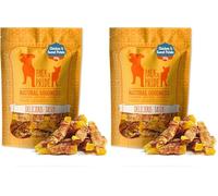 PACK'N PRIDE Dog Treats with Sweet Potato, 2 Pack*320g Rawhide Free Dog Chews, Natural Chicken Breast Meat for Small&Medium Dogs, Low-Fat and High in Protein