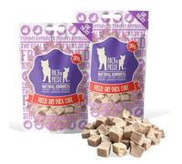 PACK'N PRIDE Freeze Dried Duck Cat Treats, 2 Pack*30g=60g Natural Snacks | High-Protein Low-Fat Healthy Treats for Cats & Dogs, No Grain, No Additives, Hypoallergenic Food Toppers