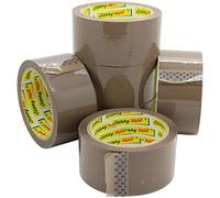PACKnSELL 48mm X 66m (3 Pack) Stikky® Brown Packaging Tape for Parcels and Boxes. This roll or pack of Heavy Duty Brown Packing Tape Provides a Strong, Secure and Sticky Seal for your Boxes
