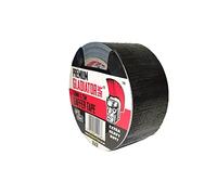 PACKnSELL Duct Tape Ultimate Cloth Tape Black Silver 50mm x 25m, The Ultimate High Strength Waterproof Gaffer and Duct Adhesive Cloth Repair Tape (4, Black)