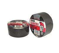 PACKnSELL Duct Tape Ultimate Cloth Tape Black Silver 50mm x 25m, The Ultimate High Strength Waterproof Gaffer and Duct Adhesive Cloth Repair Tape (3, Black)