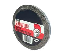 PACKnSELL Gladiator® (5 Pack) Double Sided Foam Tape Black Heavy Duty (9mm x 10m) Number Plate Sticky Adhesive Mounting Tape Waterproof for Automotive, Mounting, LED. Permanent Strong Glue