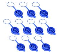 Packool 10 Pcs Water Jug Caps, Reusable Silicone Water Bottle Caps, Leak-Proof Bottle Sealing Lids, Replacement for 2-5 Gallon Dispenser Bottles, Universal Fit 2.2-2.4" (55-60 mm) Spout