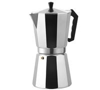 Packool 14 Cup Aluminum Moka Pot, Classic Espresso Coffee Maker, Octagonal Stovetop Percolator for Gas or Electric Stove, Heat-Resistant Handle, Italian and Cuban Cafe Brewing