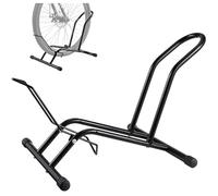 Packool Bike Floor Stand, Heavy Duty Adjustable Single Wheel Bike Parking Stand Bicycle Floor Rack Bicycle Parking Stand for Garage
