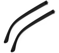 Packool Glasses Arm Replacement, 1 Pair Plastic Glasses Replacement Temple Frame with Screwdriver for Adults, TR90, 143 mm/5.6" Length, Black