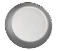 Packool Pure Titanium Camping Plate, Rustproof Lightweight Titanium Plate, Japanese Style Outdoor Dinner Plate for Camping, Hiking, Picnic, Medium Size Titanium Dish Plate