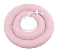 Packool Soft Dog Cone for Large and Small Dogs, Comfortable Spiral Design, Pink, Suitable for Pets Weighing Up to 12 lbs, Waterproof Recovery Collar, Adjustable Anti-Lick E-Collar for Surgery