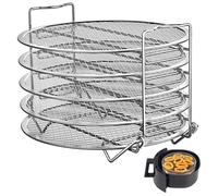 Packool Stainless Steel Dehydrator Rack,5-Tier Dehydrator Stand Wide Application Drying Rack Cooling Rack for Kitchen Cooking