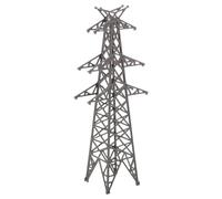 PACKOVE 1:100 Scale Miniature Electric Tower Model with Enhanced Visual Appeal PLA for City Scenery and Diorama Building Microlandscape Decoration