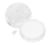PACKOVE 1 Box Pierced Replacement Backs Earring Back Plastic Cap Simple Style Stick Shape Keeps Earrings on Tight Safe to The Skin Jewelry Accessories for Daily Wear